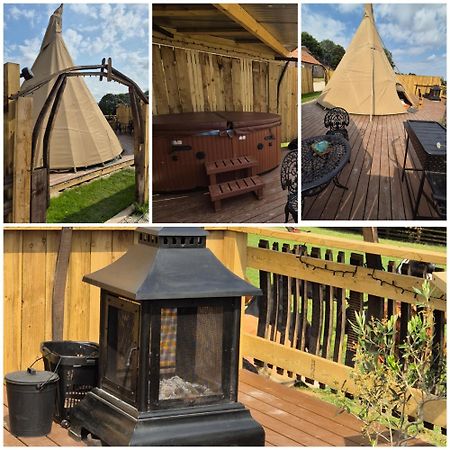 Burtree Country House, Tipi'S, Treehouse & Lodge & House Rooms With Hot Tubs In A Private Garden Тирск Екстериор снимка
